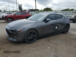 2022 Mazda Mazda3 Hatchback Premium with VIN JM1BPAMLXN1515412, listed as a Copart auction lot 76951614 with 0 mi miles and Salvage Title. Bid and sale history available at carsss.com. Image 1.