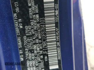 2023 Toyota 86 z VIN JF1ZNBC10P8764103, wystawiony jako Copart lot #58769995 z przebiegiem Nie podano mil oraz Szkoda całkowita • Salvage title. Historia ofert i sprzedaży dostępna na DreamBid. Obrazek 12.