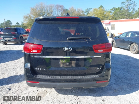 2019 Kia Sedona LX with VIN KNDMB5C1XK6537049, listed as a IAAI auction lot 41777727 with 86,987 mi miles. Bid and sale history available at carsss.com. Image 16.