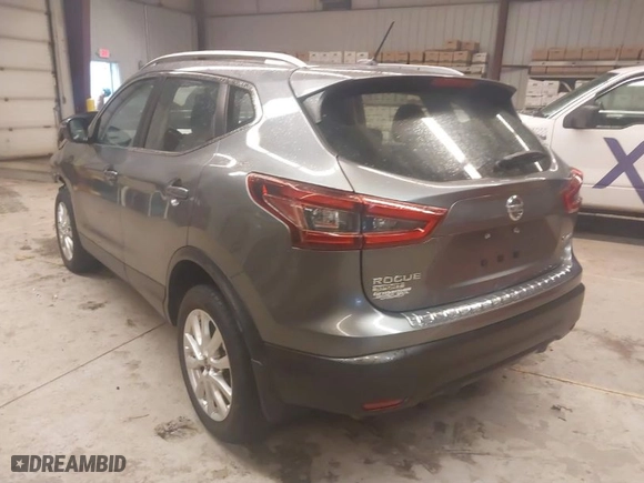2020 Nissan Rogue Sport S with VIN JN1BJ1CW2LW379275, listed as a IAAI auction lot 41686820 with 34,091 mi miles. Bid and sale history available at carsss.com. Image 3.