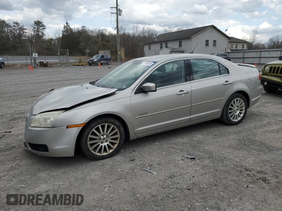 2007 Mercury Milan Premier with VIN 3MEHM08Z77R608164, listed as a Copart auction lot 51136515 with 208,136 mi miles and Salvage title. Bid and sale history available at DreamBid. Image 1.