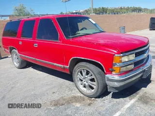 1996 Chevrolet Suburban with VIN 3GNEC16R7TG126677, listed as a IAAI auction lot 42815278 with 243,454 mi miles and . Bid and sale history available at DreamBid. Image 1.