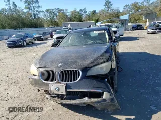 2011 BMW 7 Series 740Li with VIN WBAKB4C5XBC574198, listed as a Copart auction lot 81507884 with 158,437 mi miles and Salvage title. Bid and sale history available at DreamBid. Image 10.