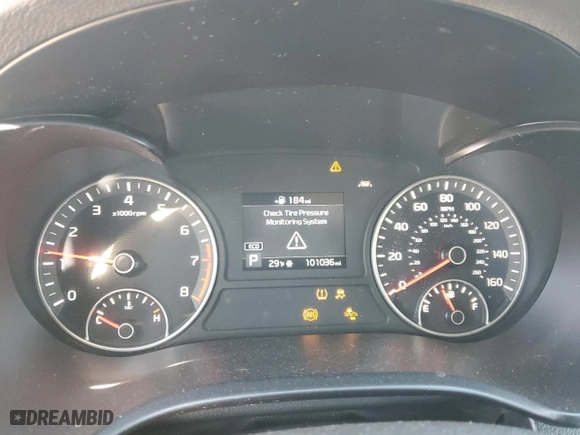 2019 Kia Optima S with VIN 5XXGT4L35KG276713, listed as a Copart auction lot 41797285 with 101,036 mi miles and Salvage Title. Bid and sale history available at carsss.com. Image 9.