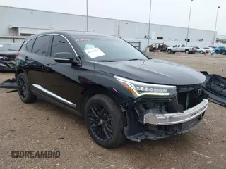 2021 Acura RDX with VIN 5J8TC1H39ML006491, listed as a IAAI auction lot 41097961 with 46,986 mi miles. Bid and sale history available at carsss.com. Image 1.