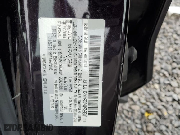 2010 Mazda CX-7 SV z VIN JM3ER2WMXA0341433, wystawiony jako Copart lot #53474815 z przebiegiem 106 410 mil mil oraz Czysty tytuł • Clean title. Historia ofert i sprzedaży dostępna na DreamBid. Obrazek 13.