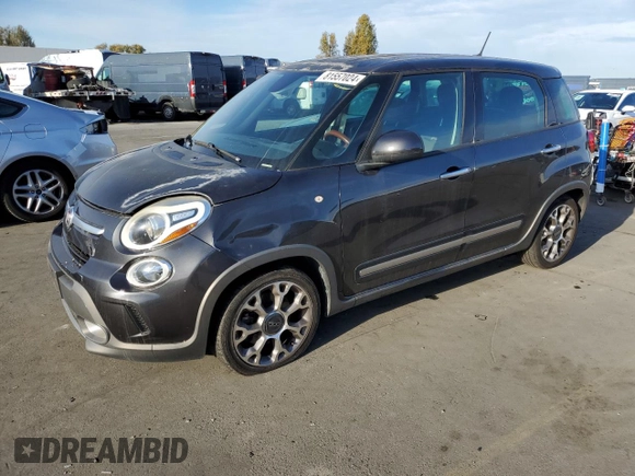 2014 FIAT 500L Trekking with VIN ZFBCFADH1EZ008194, listed as a Copart auction lot 81557024 with 122,859 mi miles and Clean Title. Bid and sale history available at DreamBid. Image 1.