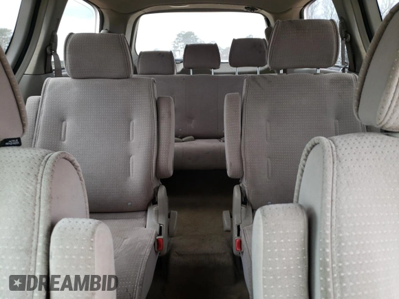 2005 Nissan Quest SE with VIN 5N1BV28U95N100939, listed as a Copart auction lot 44233585 with 0 mi miles and Salvage Title. Bid and sale history available at carsss.com. Image 10.