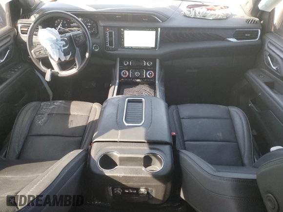 2023 GMC Yukon XL Denali with VIN 1GKS1JKL6PR156010, listed as a Copart auction lot 41768305 with 25,680 mi miles and Salvage Title. Bid and sale history available at carsss.com. Image 8.