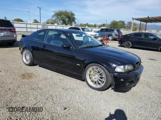 2003 BMW 3 Series M3 with VIN WBSBL93433JR20179, listed as a Copart auction lot 50553225 with 127,372 mi miles and Salvage title. Bid and sale history available at DreamBid. Image 4.