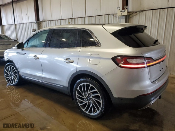 2019 Lincoln Nautilus Reserve with VIN 2LMPJ8L98KBL47906, listed as a Copart auction lot 47040715 with 80,165 mi miles and Salvage Title. Bid and sale history available at carsss.com. Image 2.