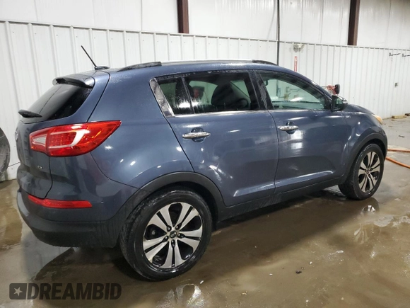 2011 Kia Sportage EX with VIN KNDPCCA22B7041389, listed as a Copart auction lot 60989105 with 98,542 mi miles and Salvage title. Bid and sale history available at DreamBid. Image 3.