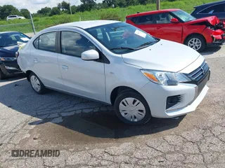2024 Mitsubishi Mirage ES with VIN ML32FUFJ5RHF17345, listed as a IAAI auction lot 42674523 with 10,495 mi miles and . Bid and sale history available at DreamBid. Image 1.