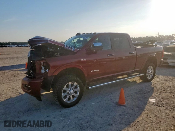 2022 Ram 2500 Laramie with VIN 3C6UR5FJ4NG306343, listed as a Copart auction lot 58817845 with 66,918 mi miles and Salvage title. Bid and sale history available at DreamBid. Image 1.
