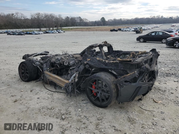 2018 Chevrolet Corvette Z06 1LZ with VIN 1G1YP2D63J5600517, listed as a Copart auction lot 46597645 with Not provided miles and Non repairable. Bid and sale history available at DreamBid. Image 2.