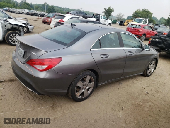 2017 Mercedes-Benz CLA 250 with VIN WDDSJ4GB5HN399657, listed as a Copart auction lot 54274123 with 66,036 mi miles and . Bid and sale history available at DreamBid. Image 3.