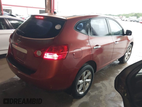 2010 Nissan Rogue S with VIN JN8AS5MT4AW014261, listed as a IAAI auction lot 42122426 with 181,873 mi miles and . Bid and sale history available at carsss.com. Image 4.