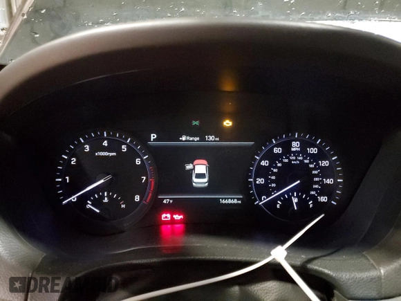 2018 Genesis G80 Ultimate with VIN KMHGN4JF5JU242136, listed as a Copart auction lot 47272645 with 166,868 mi miles and Salvage Title. Bid and sale history available at DreamBid. Image 9.