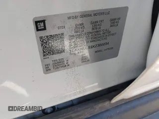 2019 GMC Acadia SLT with VIN 1GKKNULS1KZ300034, listed as a IAAI auction lot 41900362 with 31,901 mi miles and . Bid and sale history available at DreamBid. Image 9.