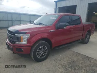 2018 Ford F-150 XL with VIN 1FTEW1EG9JFA21542, listed as a Copart auction lot 54735885 with 135,096 mi miles and Clean Title. Bid and sale history available at carsss.com. Image 1.