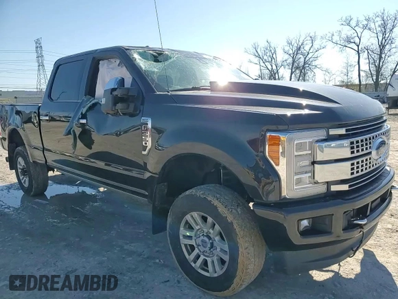 2017 Ford F-350 Platinum with VIN 1FT8W3BT0HEC40514, listed as a Copart auction lot 48598945 with 110,097 mi miles and Salvage Title. Bid and sale history available at DreamBid. Image 10.