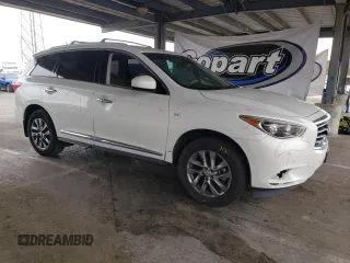 2014 Infiniti QX60 with VIN 5N1AL0MMXEC520183, listed as a Copart auction lot 61261955 with 108,691 mi miles and Salvage title. Bid and sale history available at DreamBid. Image 4.
