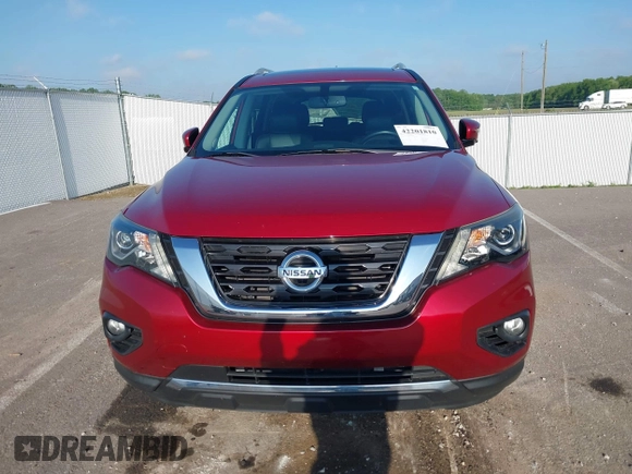 2017 Nissan Pathfinder Platinum with VIN 5N1DR2MM8HC604899, listed as a IAAI auction lot 42201810 with 48,215 mi miles and . Bid and sale history available at DreamBid. Image 12.