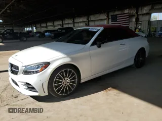 2022 Mercedes-Benz C 300 with VIN W1KWK8DB7NG115018, listed as a Copart auction lot 52892615 with 37,226 mi miles and Salvage title. Bid and sale history available at DreamBid. Image 1.