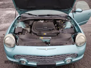 2002 Ford Thunderbird Hardtop Premium with VIN 1FAHP60A02Y121714, listed as a Copart auction lot 77852994 with 132,049 mi miles and Salvage Title. Bid and sale history available at DreamBid. Image 11.