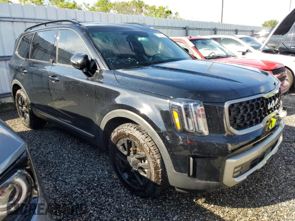 2023 Kia Telluride SX X-Line with VIN 5XYP5DGC7PG387559, listed as a Copart auction lot 73749914 with 15,971 mi miles and Non repairable. Bid and sale history available at DreamBid. Image 4.