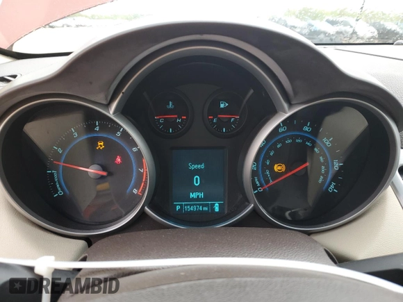 2012 Chevrolet Cruze 2LT with VIN 1G1PG5SC5C7347147, listed as a Copart auction lot 55466955 with 154,974 mi miles and Clean Title. Bid and sale history available at DreamBid. Image 9.