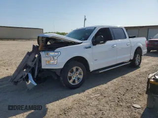 2017 Ford F-150 XL with VIN 1FTEW1CP0HKC71742, listed as a Copart auction lot 52219285 with 0 mi miles and Salvage Title. Bid and sale history available at carsss.com. Image 1.