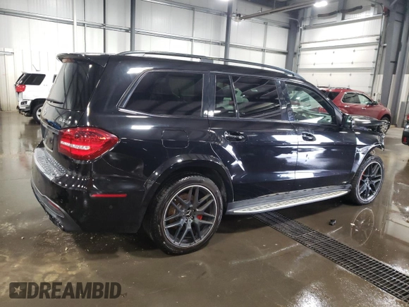 2018 Mercedes-Benz GLS with VIN 4JGDF7FE1JB048135, listed as a Copart auction lot 69287174 with 42,975 mi miles and Salvage Title. Bid and sale history available at carsss.com. Image 3.