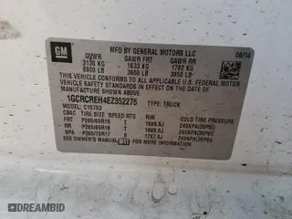 2014 Chevrolet Silverado 1500 LT with VIN 1GCRCREH4EZ352275, listed as a Copart auction lot 45173645 with 134,218 mi miles and Salvage Title. Bid and sale history available at carsss.com. Image 12.