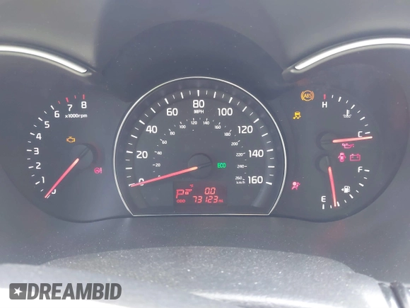 2015 Kia Sorento LX with VIN 5XYKT3A67FG657336, listed as a IAAI auction lot 41761446 with 73,123 mi miles. Bid and sale history available at carsss.com. Image 7.