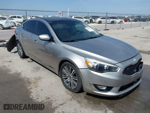 2015 Kia Cadenza Premium z VIN KNALN4D73F5173890, wystawiony jako IAAI lot #41829856 z przebiegiem 96 812 mil mil oraz . Historia ofert i sprzedaży dostępna na DreamBid. Obrazek 1.