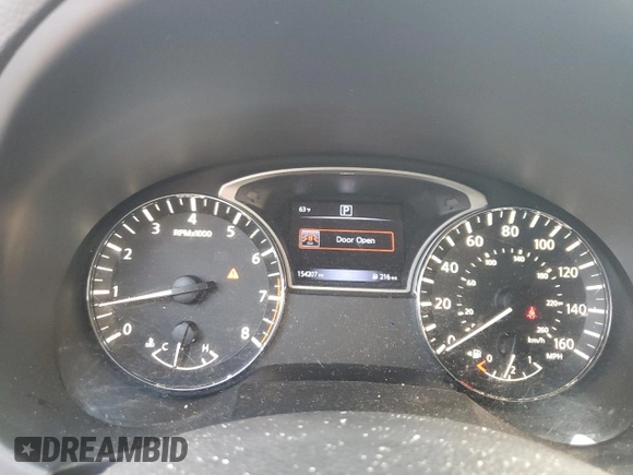 2017 Nissan Altima SV with VIN 1N4AL3AP0HC470246, listed as a Copart auction lot 44334715 with 154,207 mi miles and Salvage Title. Bid and sale history available at DreamBid. Image 9.