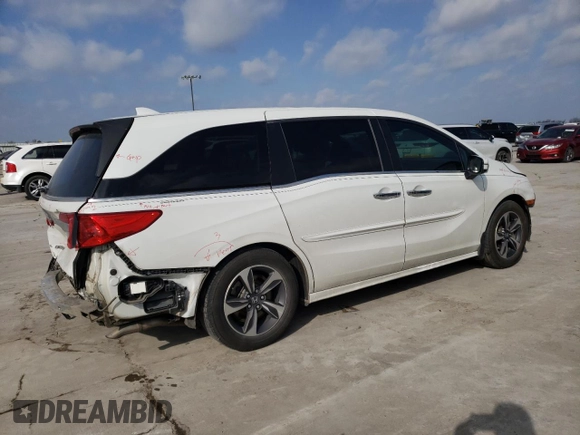2020 Honda Odyssey Touring z VIN 5FNRL6H8XLB008222, wystawiony jako Copart lot #48782205 z przebiegiem 152 088 mil mil oraz Szkoda całkowita • Salvage title. Historia ofert i sprzedaży dostępna na DreamBid. Obrazek 3.