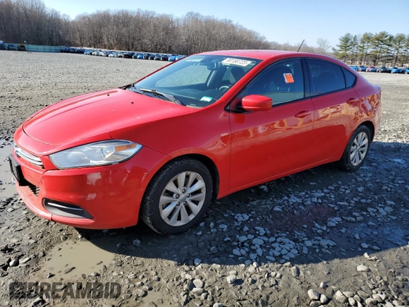 2016 Dodge Dart Aero with VIN 1C3CDFDH8GD706645, listed as a Copart auction lot 80180723 with 82,816 mi miles and Clean Title. Bid and sale history available at carsss.com. Image 1.