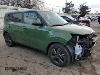 2022 Kia Soul EX with VIN KNDJ33AU0N7155385, listed as a Copart auction lot 86574434 with 43,007 mi miles and Salvage Title. Bid and sale history available at carsss.com. Image 4.