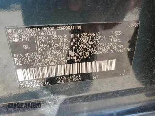 2008 Toyota RAV4 Sport with VIN JTMZK32V686012237, listed as a Copart auction lot 49598885 with 193,871 mi miles and Salvage title. Bid and sale history available at DreamBid. Image 12.