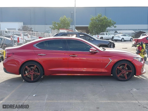 2020 Genesis G70 2.0T with VIN KMTG44LA7LU045224, listed as a IAAI auction lot 41273738 with 31,101 mi miles. Bid and sale history available at carsss.com. Image 13.