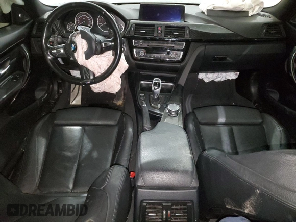 2015 BMW 4 Series 435i xDrive with VIN WBA3R5C57FK372646, listed as a Copart auction lot 84455784 with Not provided miles and Salvage title. Bid and sale history available at DreamBid. Image 8.