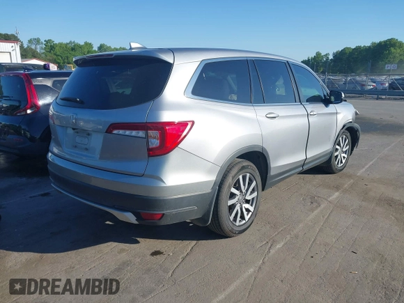 2020 Honda Pilot EX-L z VIN 5FNYF5H51LB016163, wystawiony jako IAAI lot #42030430 z przebiegiem 65 383 mil mil oraz . Historia ofert i sprzedaży dostępna na DreamBid. Obrazek 4.