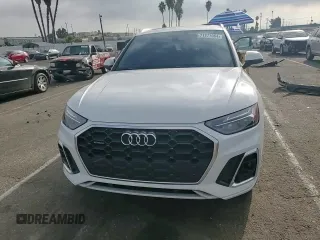 2023 Audi Q5 S line Premium with VIN WA1GAAFY8P2122385, listed as a Copart auction lot 71277064 with 13,629 mi miles and Salvage title. Bid and sale history available at DreamBid. Image 11.