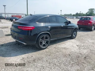 2016 Mercedes-Benz GLE 450 AMG with VIN 4JGED6EB9GA038611, listed as a IAAI auction lot 42472959 with 109,905 mi miles and . Bid and sale history available at DreamBid. Image 4.