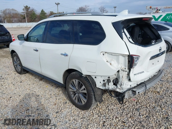 2019 Nissan Pathfinder SV with VIN 5N1DR2MM8KC622441, listed as a IAAI auction lot 41865931 with 80,013 mi miles. Bid and sale history available at carsss.com. Image 3.