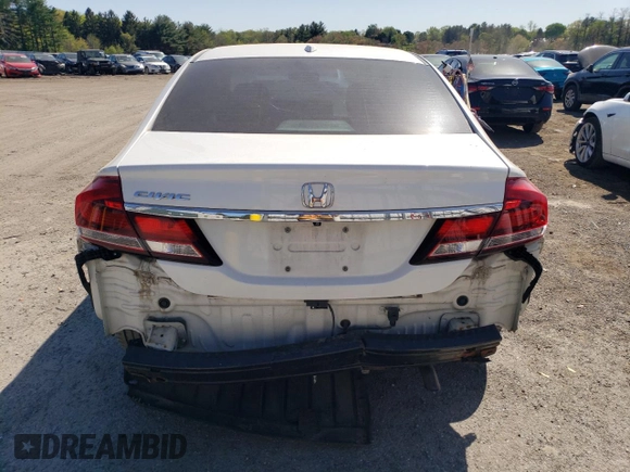 2014 Honda Civic EX-L with VIN 19XFB2F96EE200188, listed as a Copart auction lot 54687825 with 152,439 mi miles and Salvage Title. Bid and sale history available at DreamBid. Image 6.