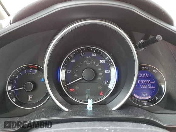 2020 Honda Fit LX with VIN 3HGGK5H48LM720100, listed as a Copart auction lot 48537355 with 30,596 mi miles and Salvage Title. Bid and sale history available at carsss.com. Image 9.