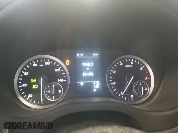 2020 Mercedes-Benz Metris with VIN W1WV0FEY1L3755527, listed as a Copart auction lot 54562495 with 36,195 mi miles and Salvage Title. Bid and sale history available at DreamBid. Image 9.